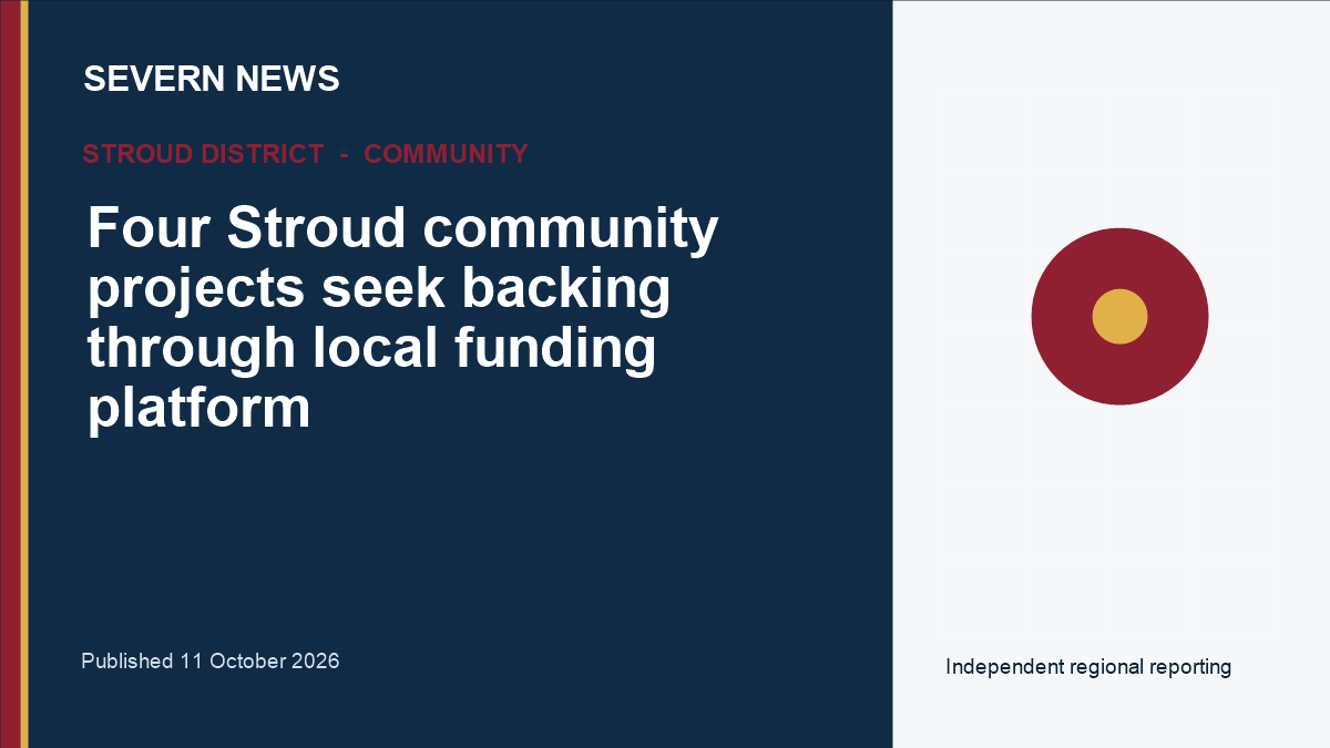 Severn News graphic for Four Stroud community projects seek backing through local funding platform